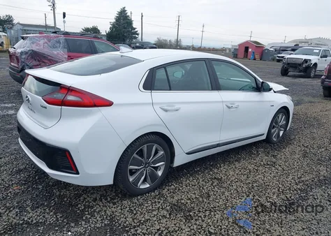 2019 Hyundai Ioniq Hybrid Limited from USA, damaged, VIN KMHC05LCXKU138457